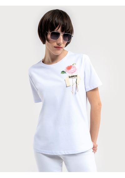 LOFT Regular Fit Kadın Tshirt K.kol Lf2036541 Q1.v1 Beyaz
