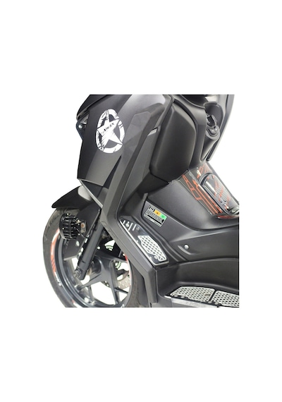 GP Kompozit  Yamaha XMAX 250-400 2018-2022 Uyumlu Bacak Koruma Siyah