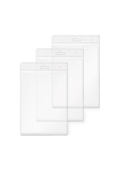 Mapi Kart Poşeti Dikey 120x165mm Şeffaf - 5 Adet