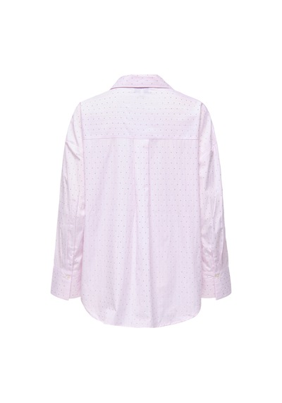 Only Onloregon Pamuk Karışımlı Taş Detaylı Oversize Uzun Kollu Gömlek Bayan Gömlek 15348536 Pembe Only Onloregon Pamuk Karışımlı Taş Detaylı Oversize Uzun Kollu Gömlek Bayan Gömlek 15348536 Pembe