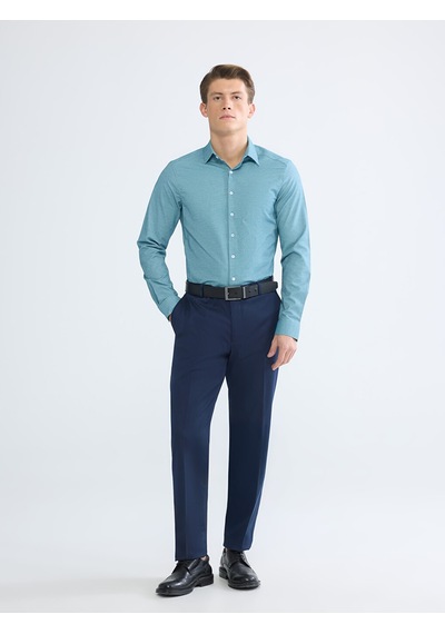 Lcw Busıness Yeşil Slim Fit Armürlü Erkek Gömlek Lcw Busıness Yeşil Slim Fit Armürlü Erkek Gömlek