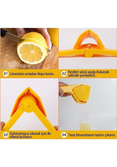 Sunup Sn-29914 Pratik Katlanır Manuel Narenciye Meyve Sıkacağı
