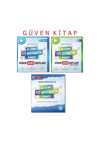 Rehber Matematik 49 Günde Tyt Matematik Geometri Seti-3 Kitap