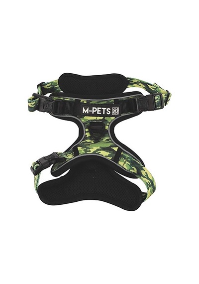 M-pets Hiking Reflektörlü Köpek Göğüs Tasması Kamuflaj Small 35-60 Cm 244-58021.01 Çok Renkli