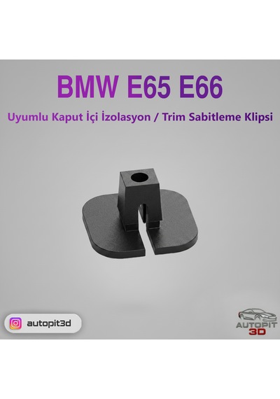 Bmw E65 / E66 Uyumlu Kaput İçi İzolasyon / Trım Sabitleme Klipsi 5'li Paket