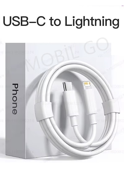 Apple iPhone 14 13 12 11 Serileri Uyumlu Hızlı Şarj Kablosu Usb c Lightning 1