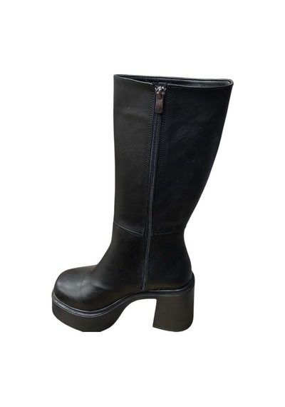 Miçe Shoes Kadın Platfrom Çizme Siyah - 796657832 Siyah