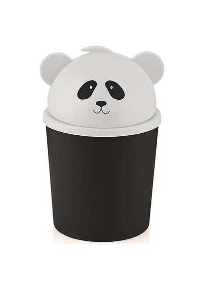 Masaüstü Çöp Kovası Qlux Bpa İçermez Panda Çöp Kutusu