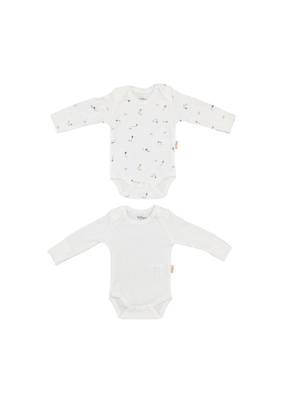 Tiffany Baby & Kids Tiffany Baby Kite Runnet Theme 2'li Uzun Kol Body 33011 Ekru