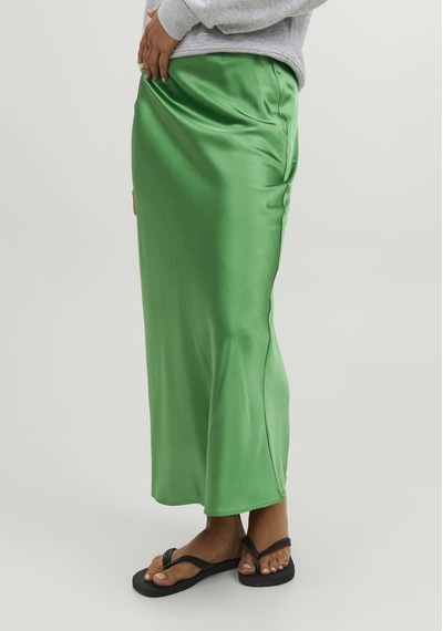 Jack & Jones Kadin Midi Boy Saten Etek - Kimmie 12250268 Medium Green Yeşil