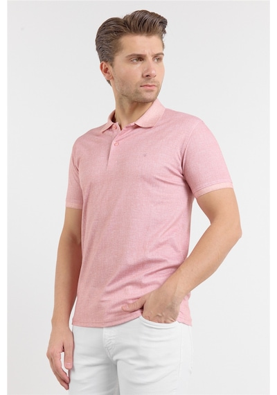 Pembe Kısa Kol Baskılı Pike Polo Yaka Cepsiz Esnek Casual Slim Fit Tişört 1011250153 Pudra Pembe Kısa Kol Baskılı Pike Polo Yaka Cepsiz Esnek Casual Slim Fit Tişört 1011250153 Pudra