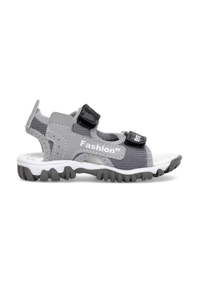 Elit Şa-p-022-25y Patik Erkek Çocuk Düz Sandalet Gri Gri