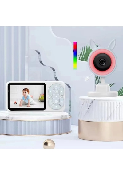 Vtn-71 Bebek Kamerası Kumandalı Monitörlü Işıklı Gece Görüslü Hatırlatıcılı Kamera