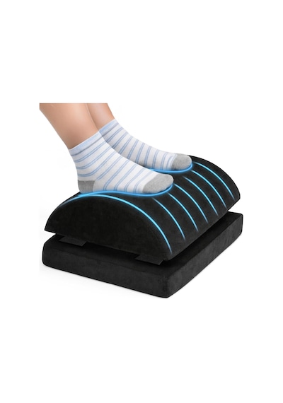 Ergonomik Ayak Yastığı Desteği Sünger Ayak Dinlendirme İçin Yastık, Ofis Ve Ev Kullanımı İçin Rahatlatıcı Ayak Uzatma Destek Pedi, Uzun Süre Oturanlar İçin Konforlu Ayak Destek Minderi