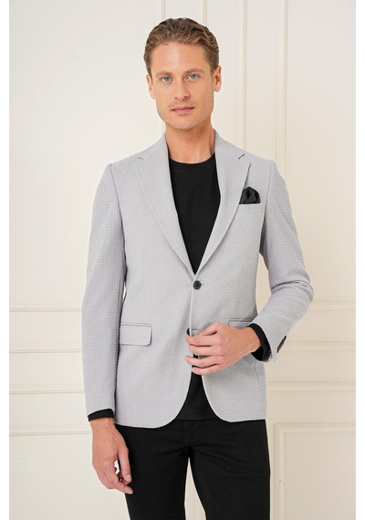 Efor C 686 Slim Fit Gri Spor Ceket Gri
