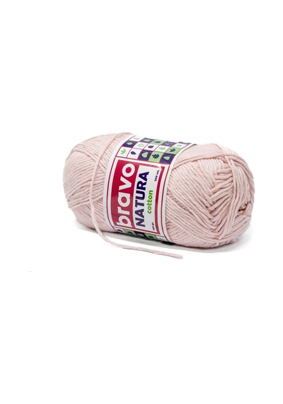 Natura %100 Koton İplik 100 Gram 200 Metre Renk Kodu:406 Açık Pembe