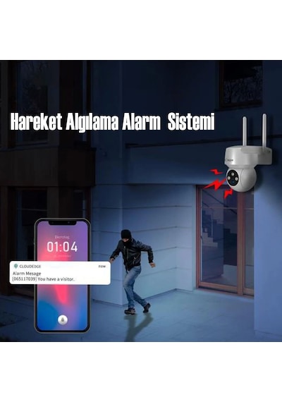 Cata Ct-4051 Dış Mekan Akıllı Kamera Full Hd 1080p Ip66