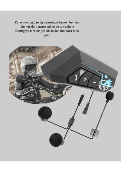 Bt22 Kask Bluetooth Kulaklık 5.0 Gürültü Engelleyici Eller Serbest