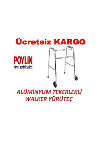 Alüminyum Tekerlekli Walker Yürüteç İthal Walker Wolker