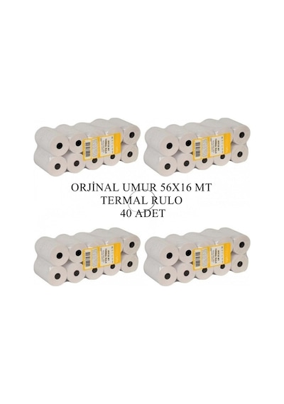 Ofis 56x16mt Termal Yazarkasa Pos 40 Adet-1