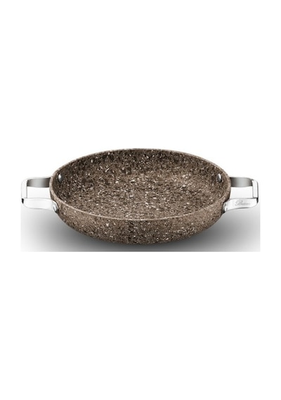 Brioni Stone-age Terra 24cm Çizilmez Yanmaz Yapışmaz İndüksiyonlu Sahan Kahverengi
