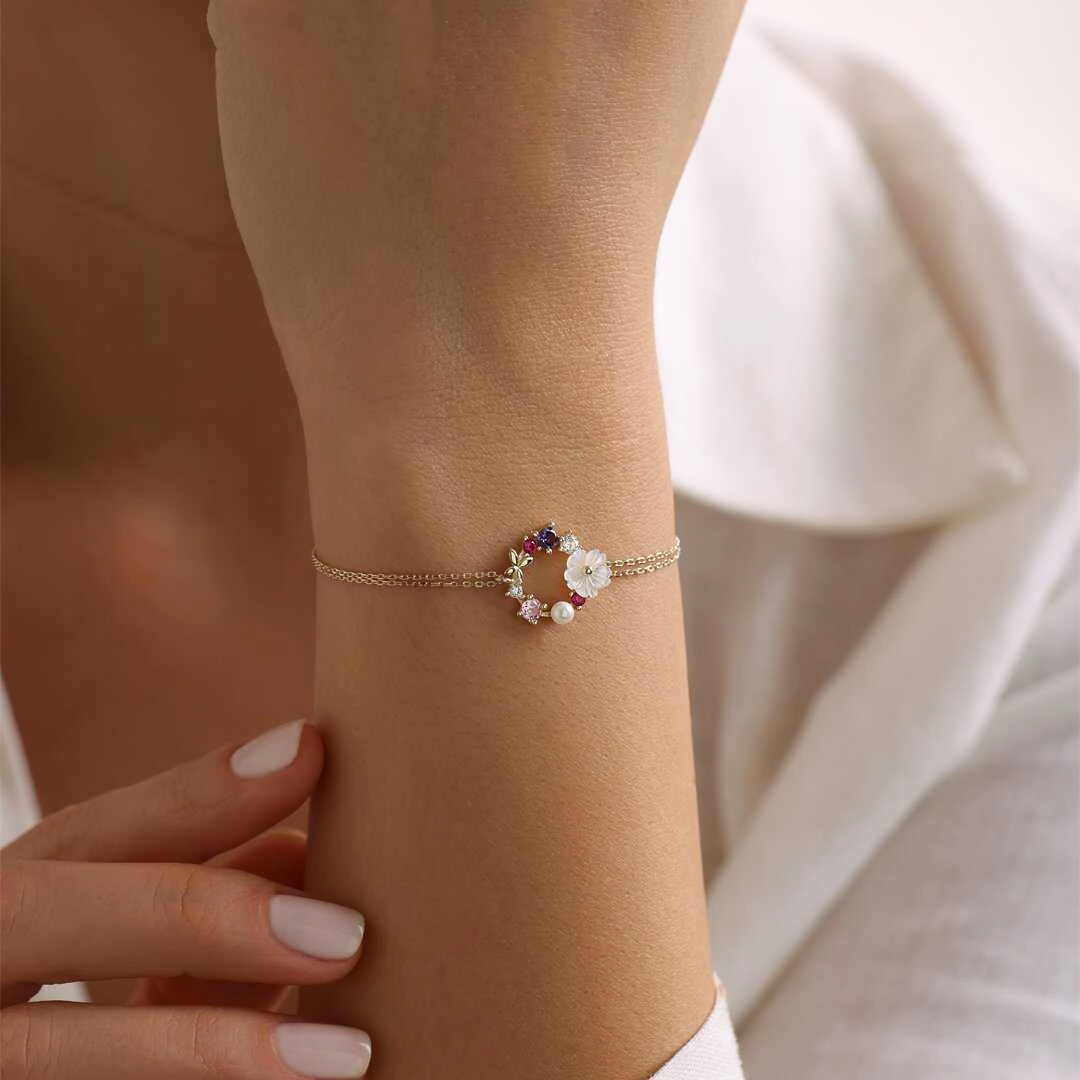 Cover Flower Bileklik Sarı