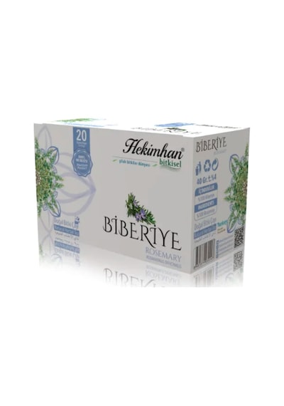 Hekimhan Bitkisel Rosemary Biberiye Doğal Bitki Süzen Poşet Çay 20 x 2 G