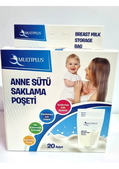 Multiplus Anne Sütü Saklama Poşeti 20'Li