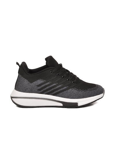 Walkway Siyah-füme Fileli Hafif Esnek Unisex Spor Ayakkabı Molen 118 G Siyah - Füme