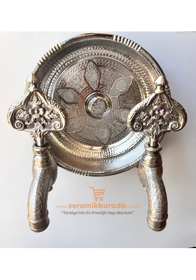 Sb Hamam Taslı İkili Desenli Özel Osmanlı Musluğu Saten