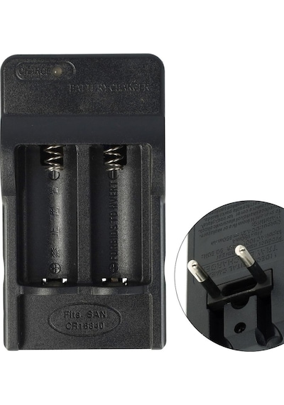 Powermaster Pmr-w018 4.2 Volt 650 Mah 16340 Pil Şarj Cihazı