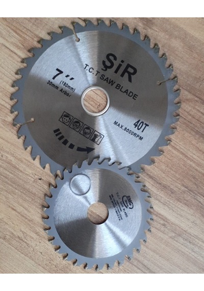 180 MM ve 115 MM Ahşap Sunta Kesme Diski Elmaslı Turbo Kesici