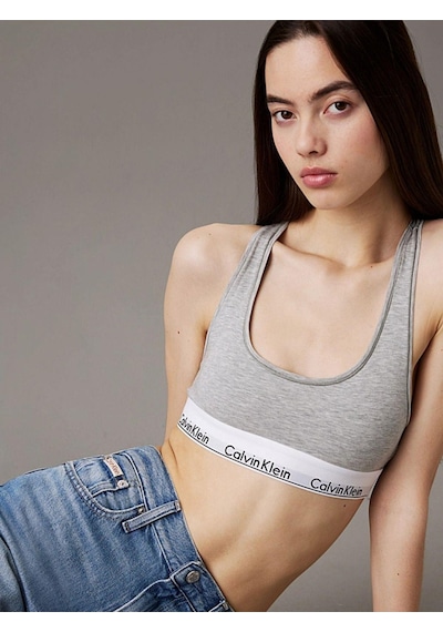 Calvin Klein High Rise Straight Jeans-7948 Mavi