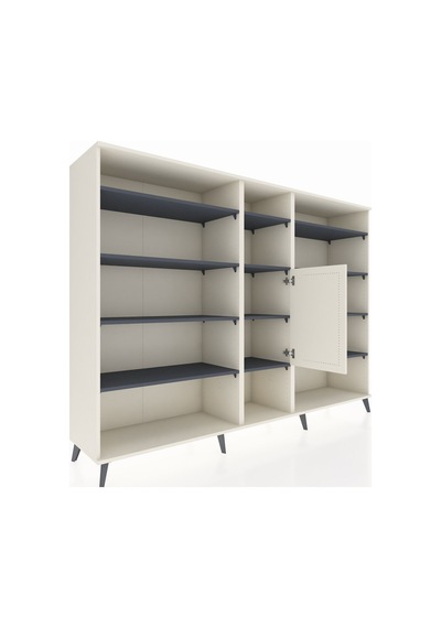 Hyperion Dolap 12 Raflı Tek Kapaklı 220x44x163 Aytaşı-aytaşı/ant Aytaşı-aytaşı/antrasit Hyperion Dolap 12 Raflı Tek Kapaklı 220x44x163 Aytaşı-aytaşı/ant Aytaşı-aytaşı/antrasit