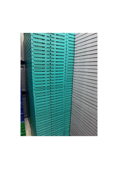 Katlanır Kasa Plastik 40 60 22 Cm Camp Turkuaz