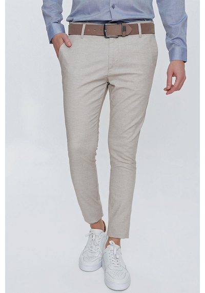 Efor P 1111 Slim Fit Bej Spor Pantolon Bej