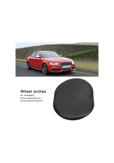 Akozon Araç Tekerlek Kemeri Kaplaması, Kauçuk Dış Aksesuar 4f0809967, Avant S6 4f5 2004-2011 Modelleri İçin Uygundur
