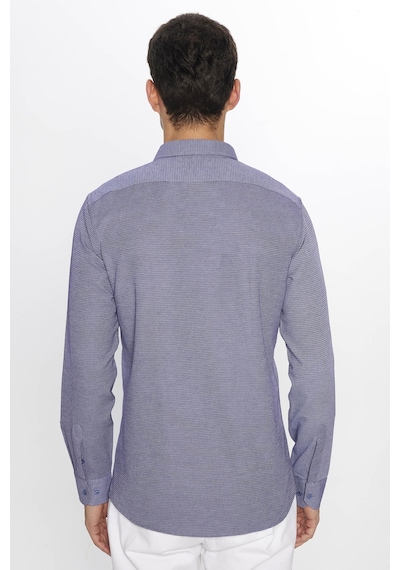 Tudors Erkek Modern Slim Fit Dar Kesim Uzun Kollu Pamuklu Kolay Ütü Armürlü Mavi Gömlek-31490-mavi Mavi Tudors Erkek Modern Slim Fit Dar Kesim Uzun Kollu Pamuklu Kolay Ütü Armürlü Mavi Gömlek-31490-mavi Mavi