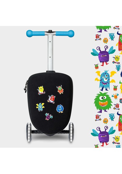 Micro Scooter Luggage Junior Velcro Blue