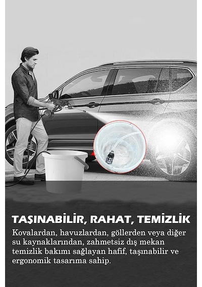 Thomax Yüksek Basınçlı Araç Yıkama Makinesi Ve İlaçlama Makinesi 1 Adet