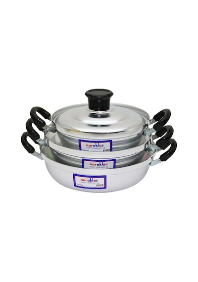 3lü Alüminyum Omlet Set No-18-20-22 Go-53-vice 01749 Çok Renkli