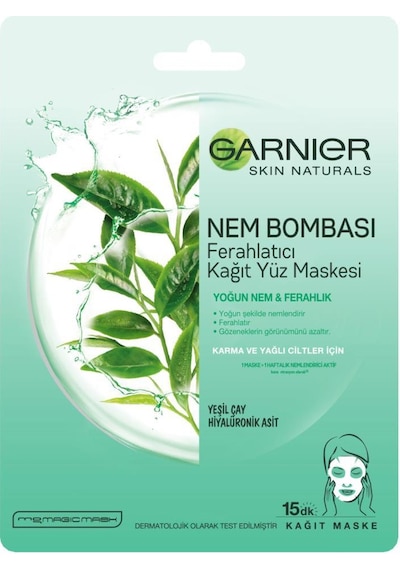 Garnier Nem Bombası Ferahlatıcı Kağıt Maske 28Gr 3 Al 2 Öde