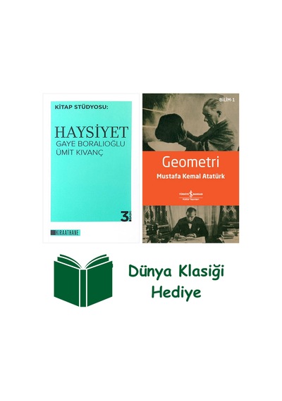 Haysiyet + Geometri + Dünya Klasiği Hediye