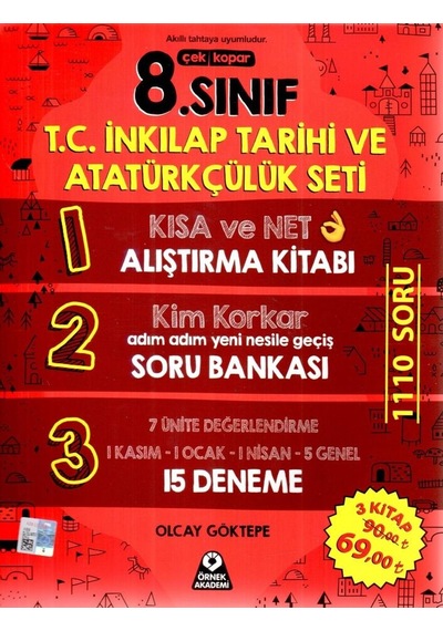Örnek Akademi 8. Sınıf T.C. İnkılap Tarihi ve Atatürkçülük Seti