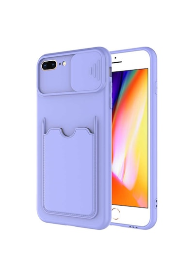 Apple Uyumlu iPhone 8 Plus Kılıf Zore Kartix Kartlık Bölmeli Kılıf