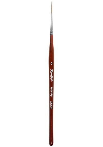 Roubloff Dk43r Kolinsky Doğal Kıl Fırça No:0 15mm