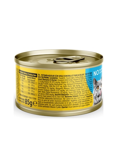 Bado Gurme Yaş Yetişkin Kedi Maması Somonlu 85 Gr 6 Adet