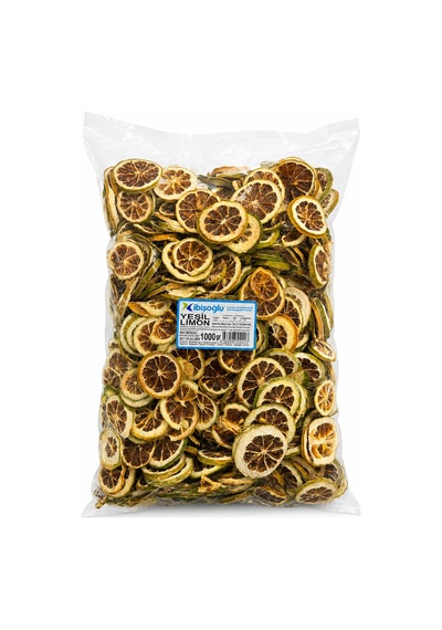 İbişoğlu Kurutulmuş Yeşil Limon 1000gr 1 KG