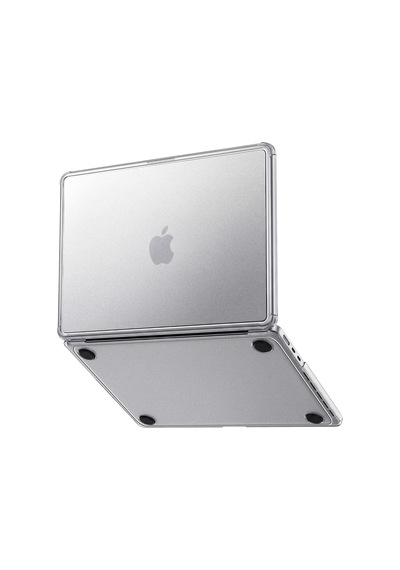 Macbook Air M5/m4/m3/m2 13.6 İnç İle Uyumlu Mat Kılıf Köşe Korumalı Ve Şeffaf Çizgi Detaylı Tasarım 2026/2025/2024/2023/2022 A3449 - A3240 - A3113 - A2681 Şeffaf Belirtilmemiş