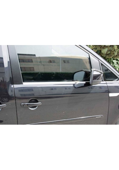 Vw Caddy Siyah Krom Cam Çıtası 2 Parça 2015-2020 Arası